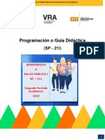 Programación o Guía Didáctica de SP-211 (I-PAC-2023 - L.I.G.a.)