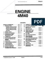 Mitsubishi Canter Engine 4M40 Service Manual