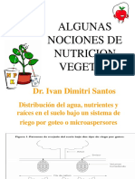 Algunas Nociones de Nutricion Vegetal: Dr. Ivan Dimitri Santos