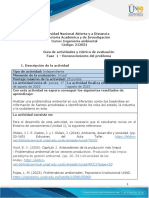 Guia de Actividades y Rúbrica de Evaluación - Unidad 1 - Fase 1 - Reconocimiento Del Problema