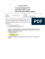 Guia Trabajo 9 Caracteristicas y Componentes Del Aprendizaje Significativo