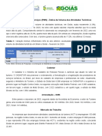 Boletim Informativo de Dados Do Turismo em Goiás PDF 2023