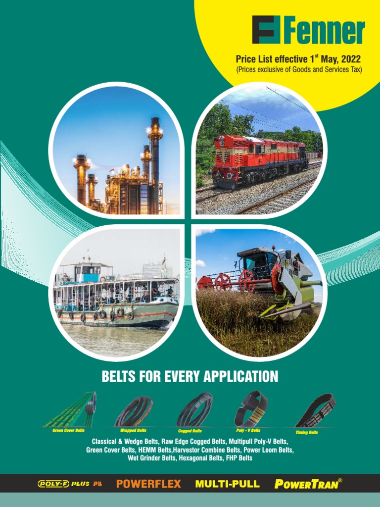 Industrial V Belts Price ListMay 1st PDF