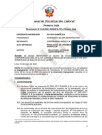 Resolución N 013 2021 Sunafil TFL CORPORACION LINDLEY LA LEY