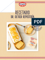 Recetario DrOetker Repostería