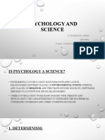 Psychology and Science