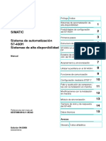 1 2 3 4 5 6 7 8 9 10 11 12 13 14 15 Sistema de Automatización S7-400H Sistemas de Alta Disponibilidad Simatic