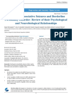 Functional Dissociative Seizures and Borderline Personality Disorder Review of Their Psychological and Neurobiological Relationships