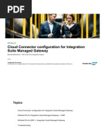 Integration Suite Managed Gateway - Cloud Connector Configuration