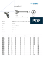 BN - 81882 Pozi Pan Head Machine Screws Form Z