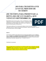 Paso A Paso para Trámites Ante La Dian en El Proceso de Sucesión