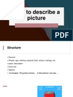 How To Describe A Picture