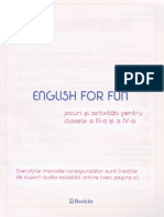 English For Fun. Jocuri Si Activitati - Clasele 3 Si 4