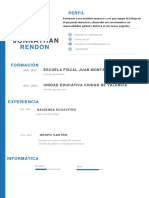 Plantilla Curriculum Vitae 8