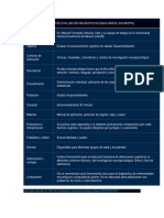 Test de Evaluación Neuropsicológica Breve