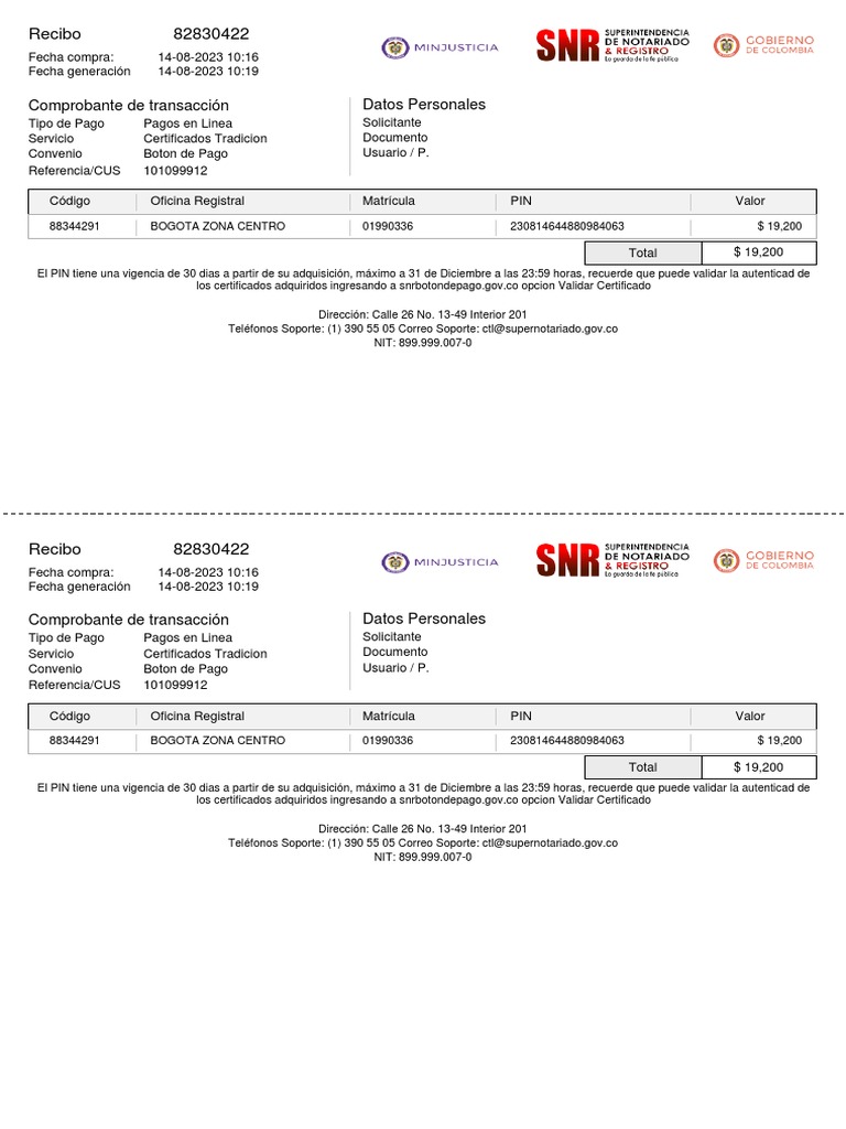 Recibo | PDF | Industrias de servicio | Informática