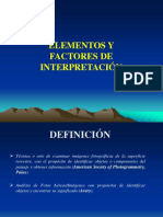 Elementos y Factores de Fotointerpretación