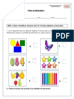 Taller Matemática Números 1 Al 10