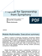 Proposal For Sponsorship From Symphony