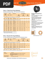 Heyco® Thick Panel Snap Bushings