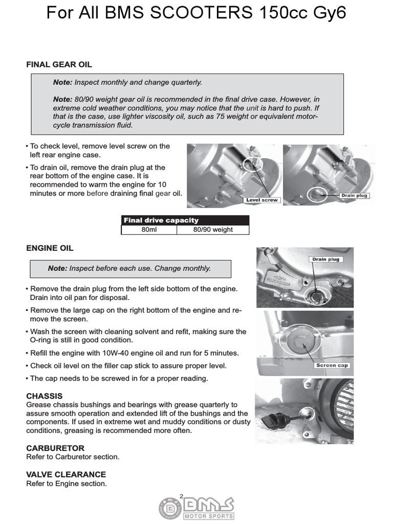 Paul Eagle Right Brake Master Cylinder For BMS Heritage 150CC / ZEN 150T-E & Lance Vintage GY6 Scooters