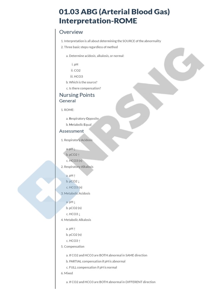 01 03 abg arterial blood gas interpretation rome nrsng nursing