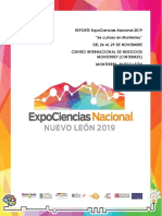 REPORTE ExpoCiencias Nacional 2019 N L