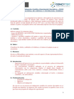 Formato de Reporte - Indagacion - Experimental - Descriptiva