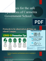 Guidelines For The Safe Operations of Carmelita Government