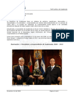 Perfil Politico Guatemala