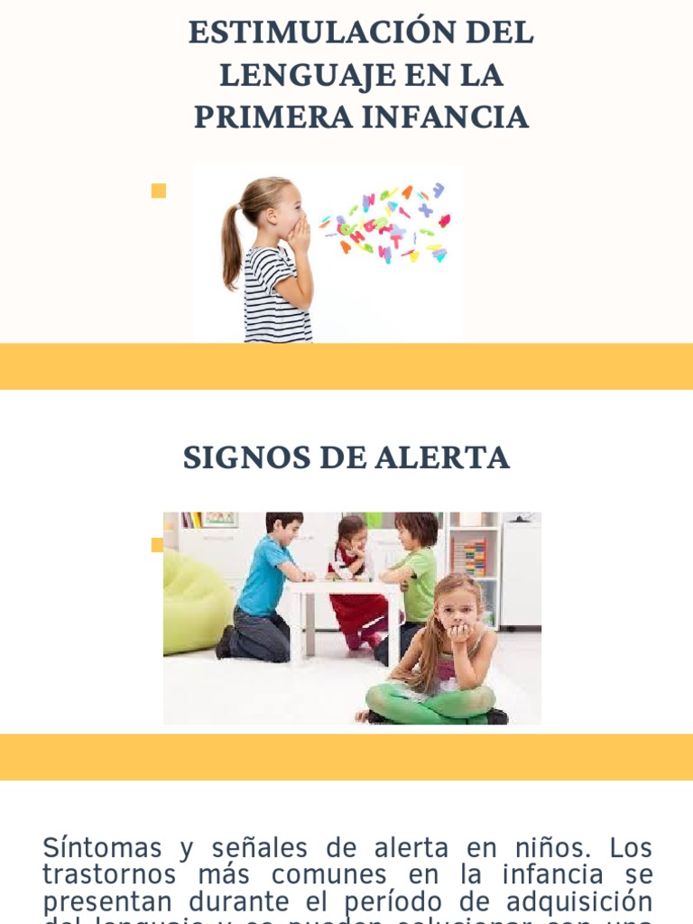Estimulación del Lenguaje Infantil | PDF | Comunicación | Palabra