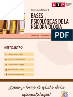 TA1 Psicopatología Grupo4 Basespsicológicasdelapsicopatología Diapositivas