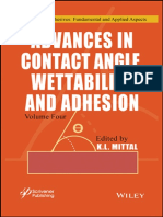 Mittal, K L (Editor) - Advances in Contact Angle, Wettability and Adhesion. Volume 4-Wiley-Scrivener (2019 - 2020)