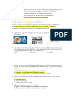 Examen de Lengua Materna. Trimestre 3, Segundo Grado