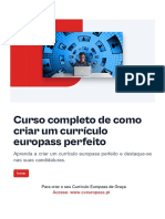 Curso Completo de Como Criar Um Curriculo Europass Perfeito