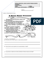 Avaliação de LP Iii Trimestre M3