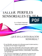 Perfiles Sesoriales en TEA 