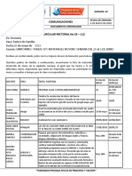 CIRCULAR RECTORAL No S3 Â 112 TAREAS Y-O MATERIALES NOVENO SEMANA DEL 29 Al 2 DE JUNIO