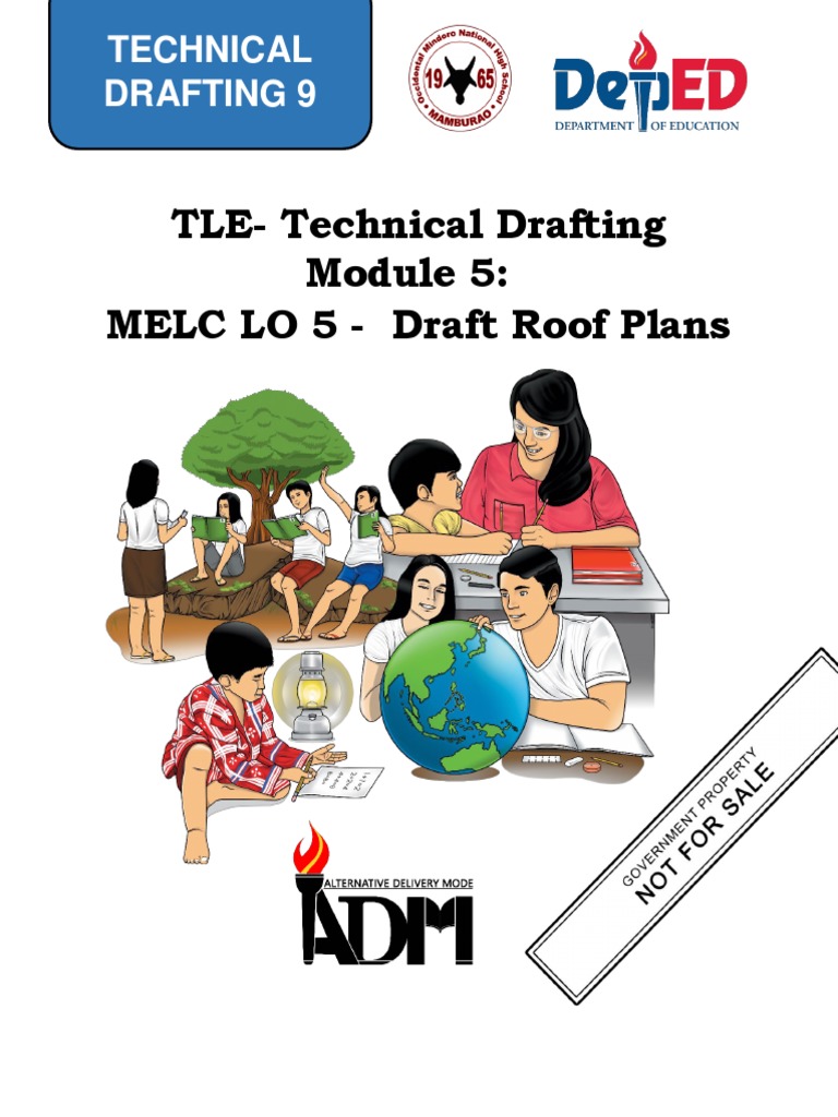 Technical Drafting 9 - Draft Roof Plans | PDF | Roof | Civil Engineering