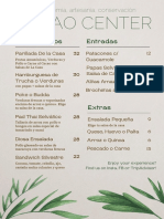 Cacao Center Menu