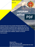 Laporan Aktualisasi