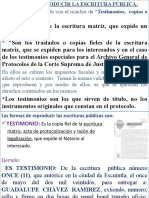 Testimonios y Razon de Legalización de Firmas