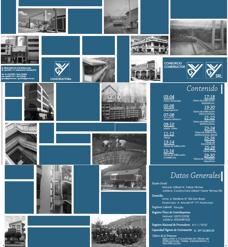 Brochure de Constructora GYV SRL | PDF | Gestión de residuos ...