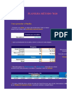 planilha financeira