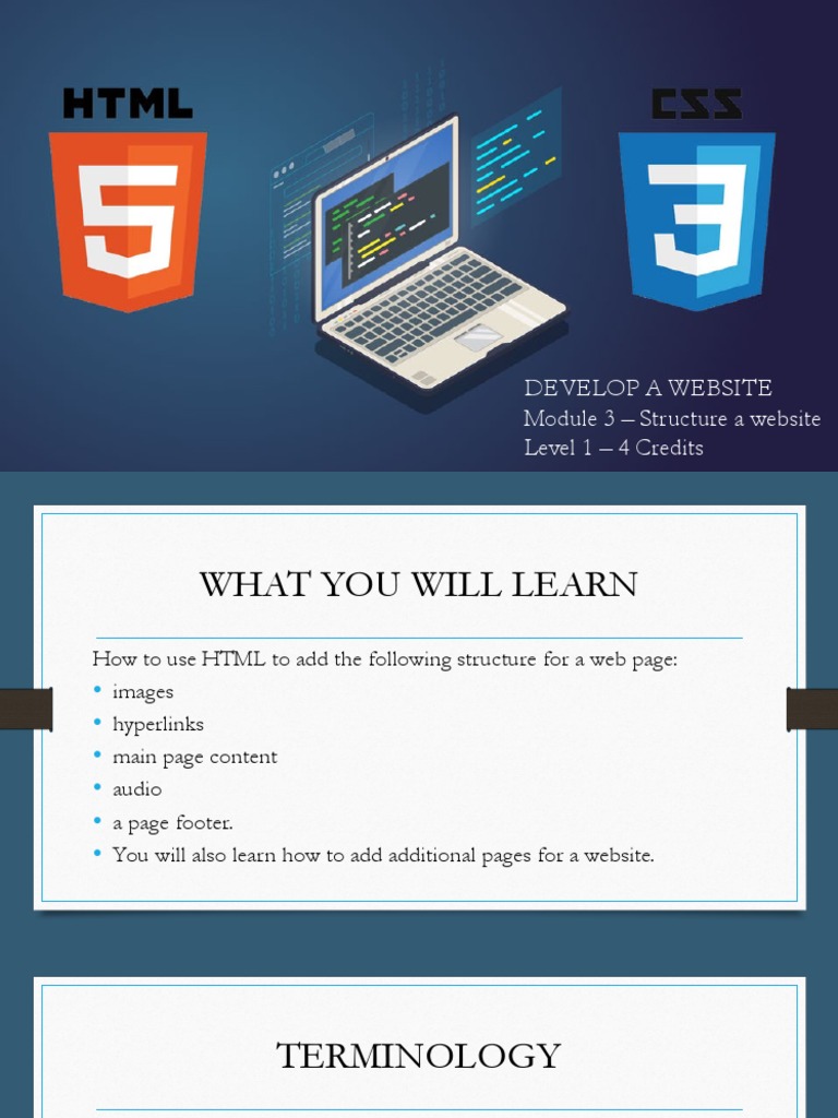 Module 3 - The Structure of HTML | PDF