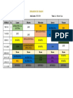 Horarios de Grado 2023