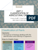 Unit 2 Classification of Crops
