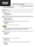 TQ - Q2 - Earth and Life Science