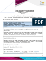 Guia de actividades y Rúbrica de evaluación Paso 1 - Revisión de los conceptos básicos en ecuaciones diferenciales y variables. (1)