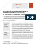 Estudio de La Perfusion Mediante Tecnicas e Susceptibiidad Magnetica